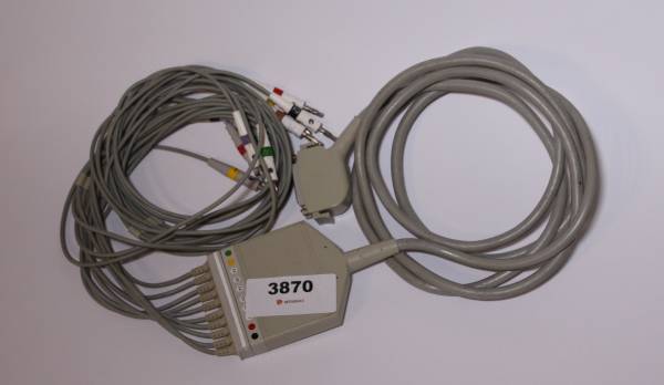 10- adriges Patientenkabel PK-200 mit Bananenstecker