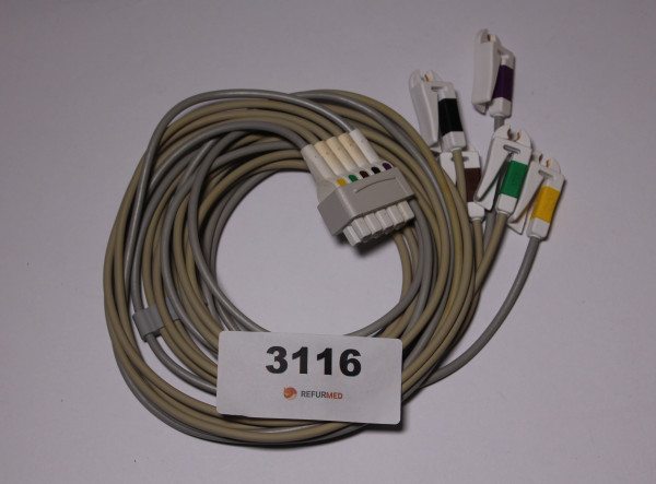 5 adrige Elektrodenleitung 12SL mit Klammern 416467-002