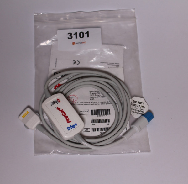 Procal Masimo 2m extension for SPO2 sensor REF 7492601-02