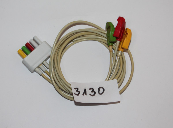 3-wire patient cable with clamps for Dräger