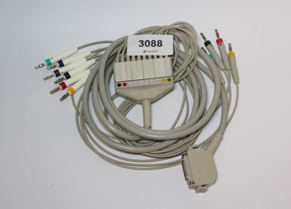 10-wire ECG diagnostic complete cable with banana plug to Siemens